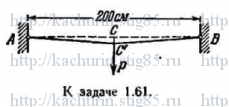 Рисунок к задаче 1.61 из сборника Качурина В.К.